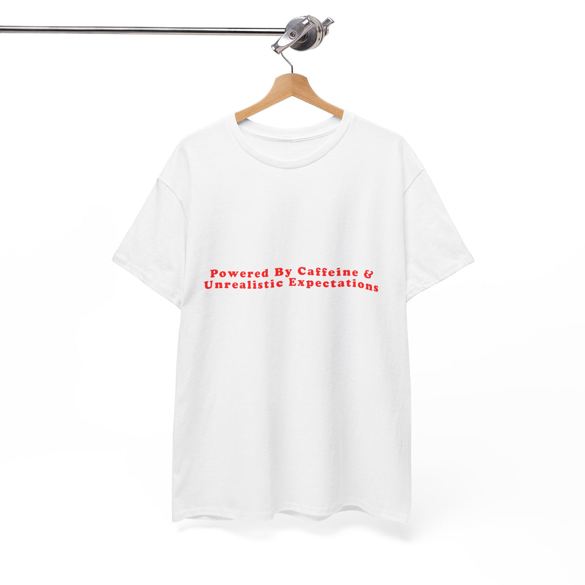 Powered By Caffeine And Unrealistic Expectations – Statement T-Shirt by Electrik Land