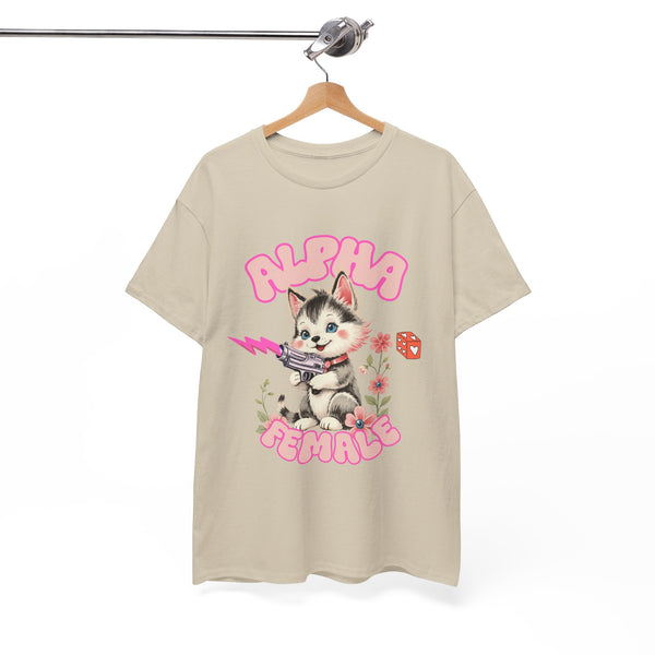 Alpha Female Cat with Ray Gun |  Unisex T-shirt