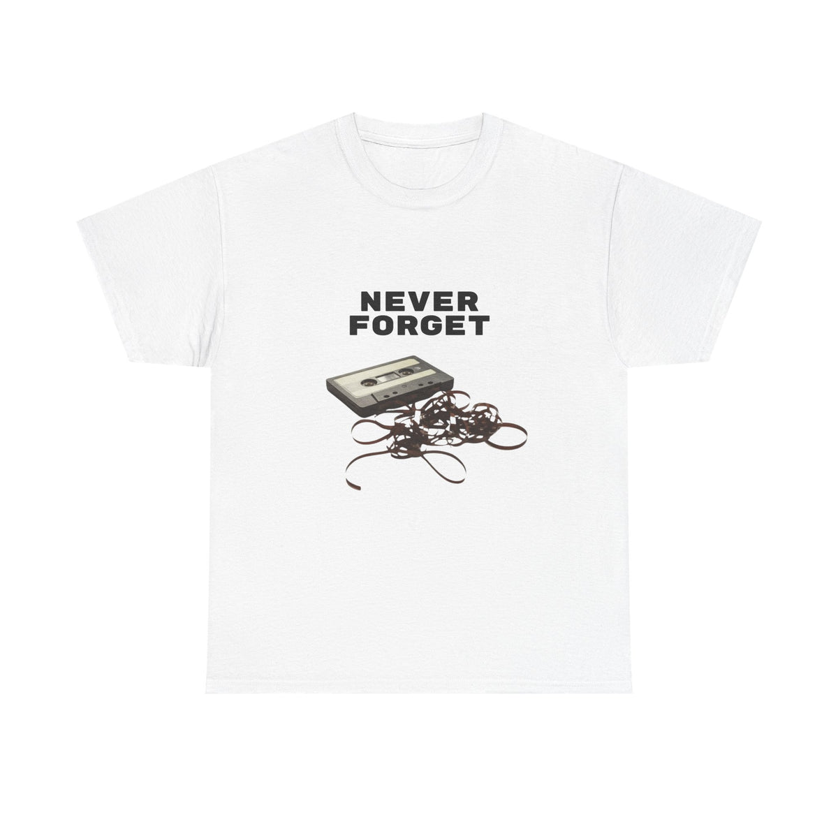 Never Forget Cassette Tape  - Unisex T-shirt