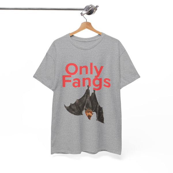 Only Fangs Hanging Bat  - Unisex T-shirt