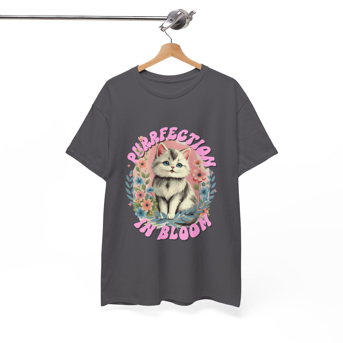 Purrfection In Bloom Cat |  Unisex T-shirt