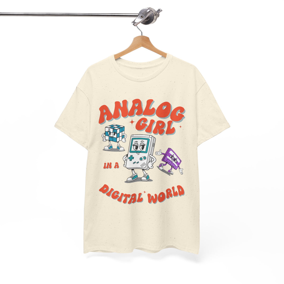 Analog Girl in a Digital World Retro  | Unisex T-shirt