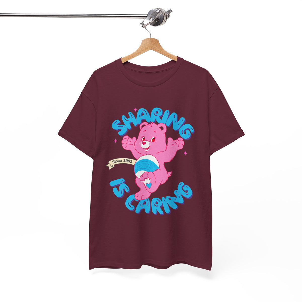 Sharing is Caring Pink/ Blue | Care Bear Unisex T-shirt