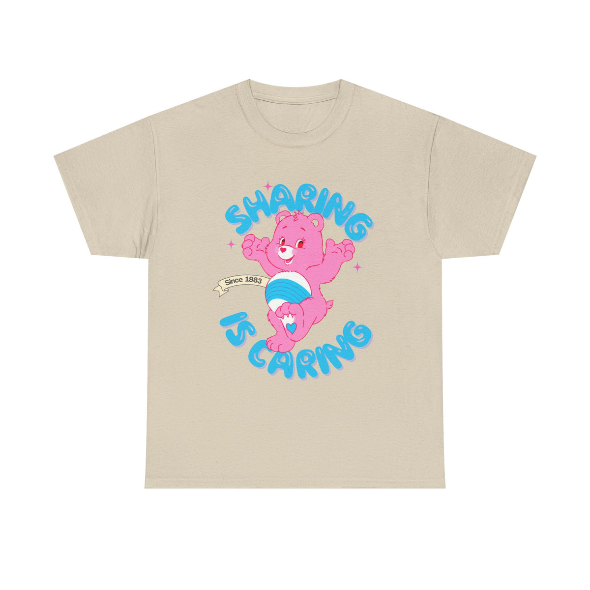 Sharing is Caring Pink/ Blue | Care Bear Unisex T-shirt