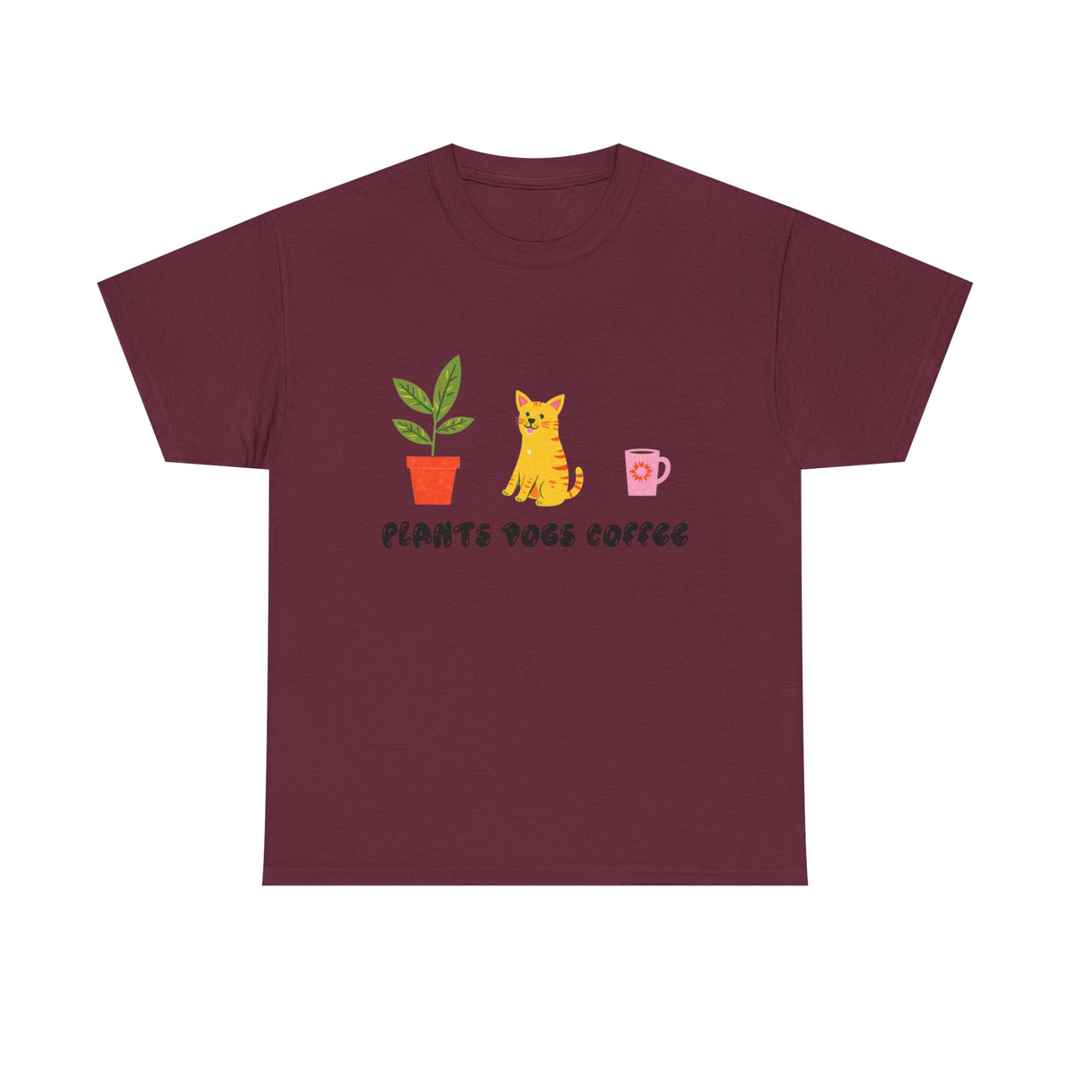 Plants Dogs Coffee Bubble |  Unisex T-shirt