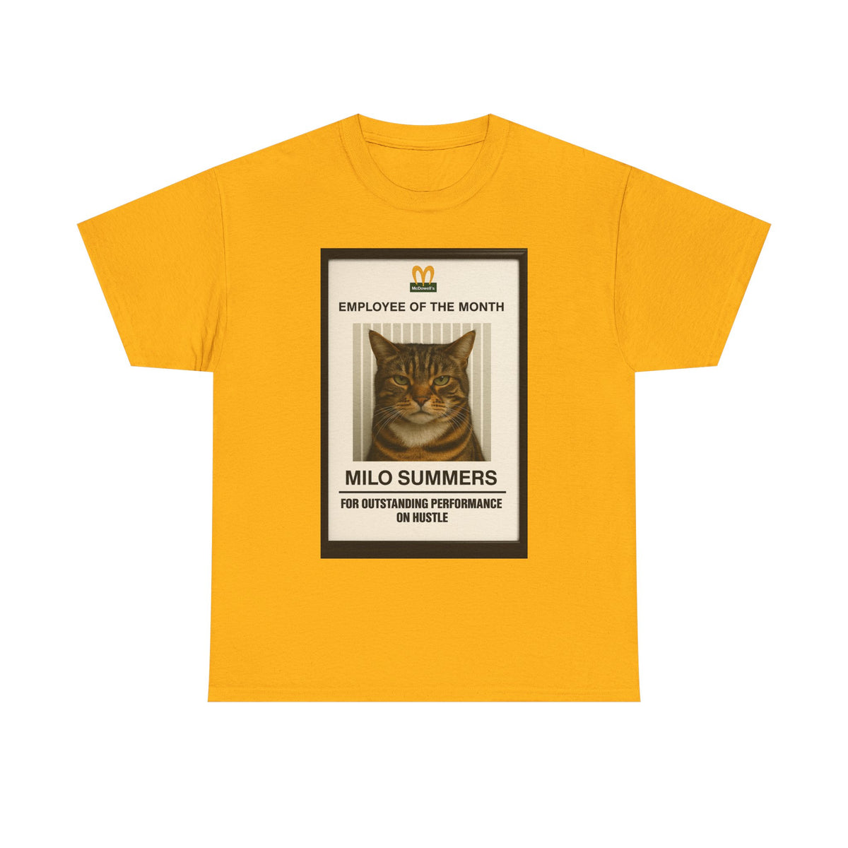 Employee of the Month – Custom Pet Print Unisex Tee