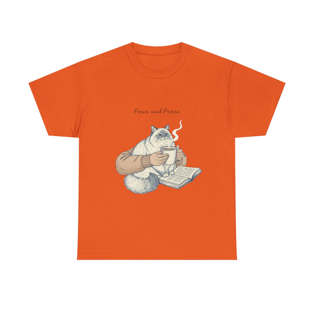 Paws And Prose Cat - Unisex T-shirt