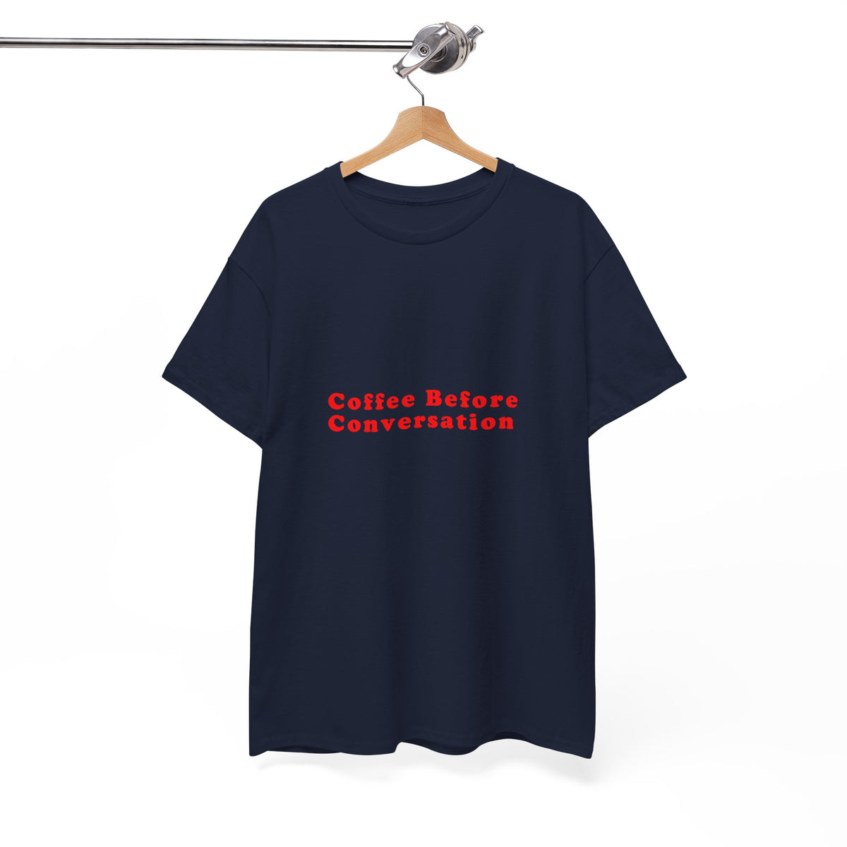 Coffee Before Conversation – Statement T-Shirt by Electrik Land