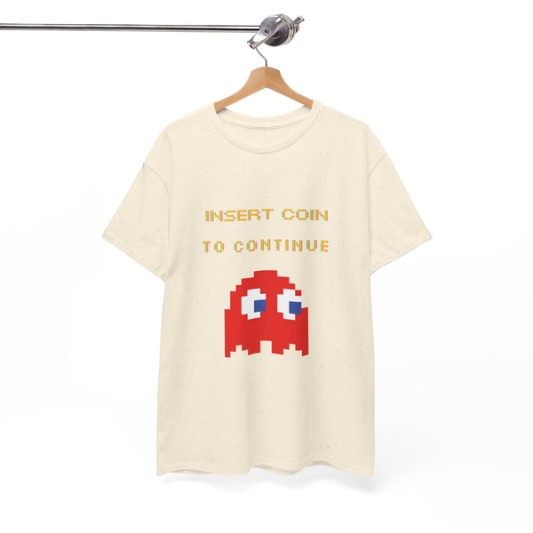Insert Coin To Continue Pac Man  | Unisex T-shirt