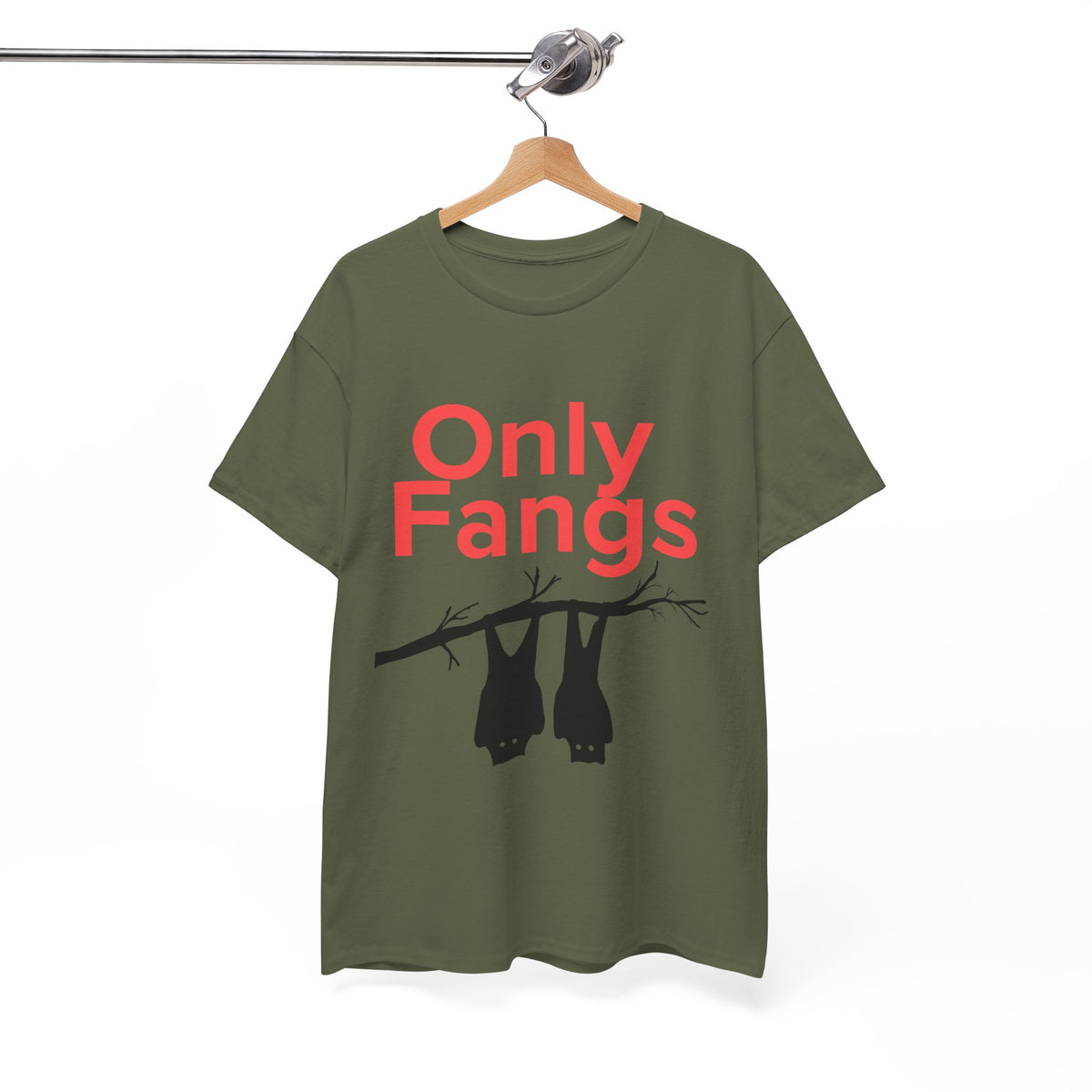 Only Fangs Hanging Bats - Unisex T-shirt