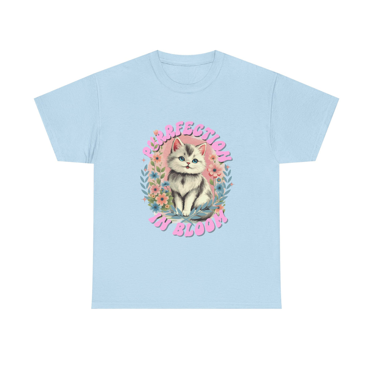 Purrfection In Bloom Cat |  Unisex T-shirt