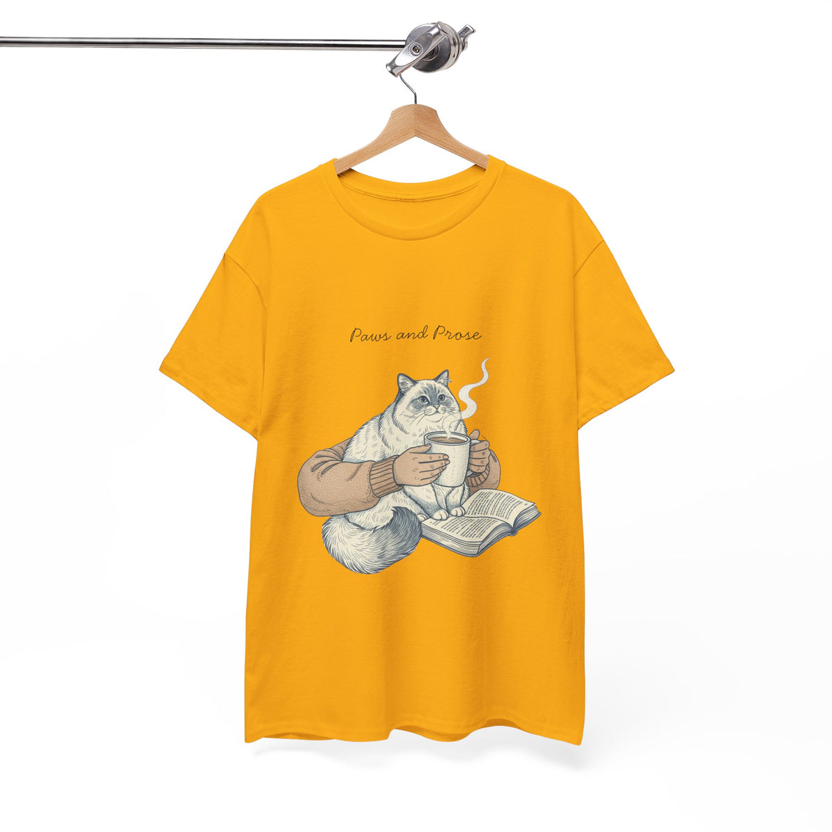 Paws And Prose Cat - Unisex T-shirt