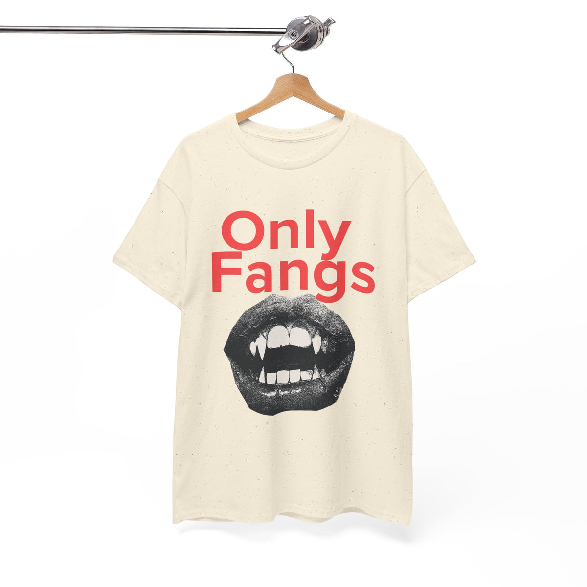 Only Fangs Grunge Vampire Mouth  - Unisex T-shirt