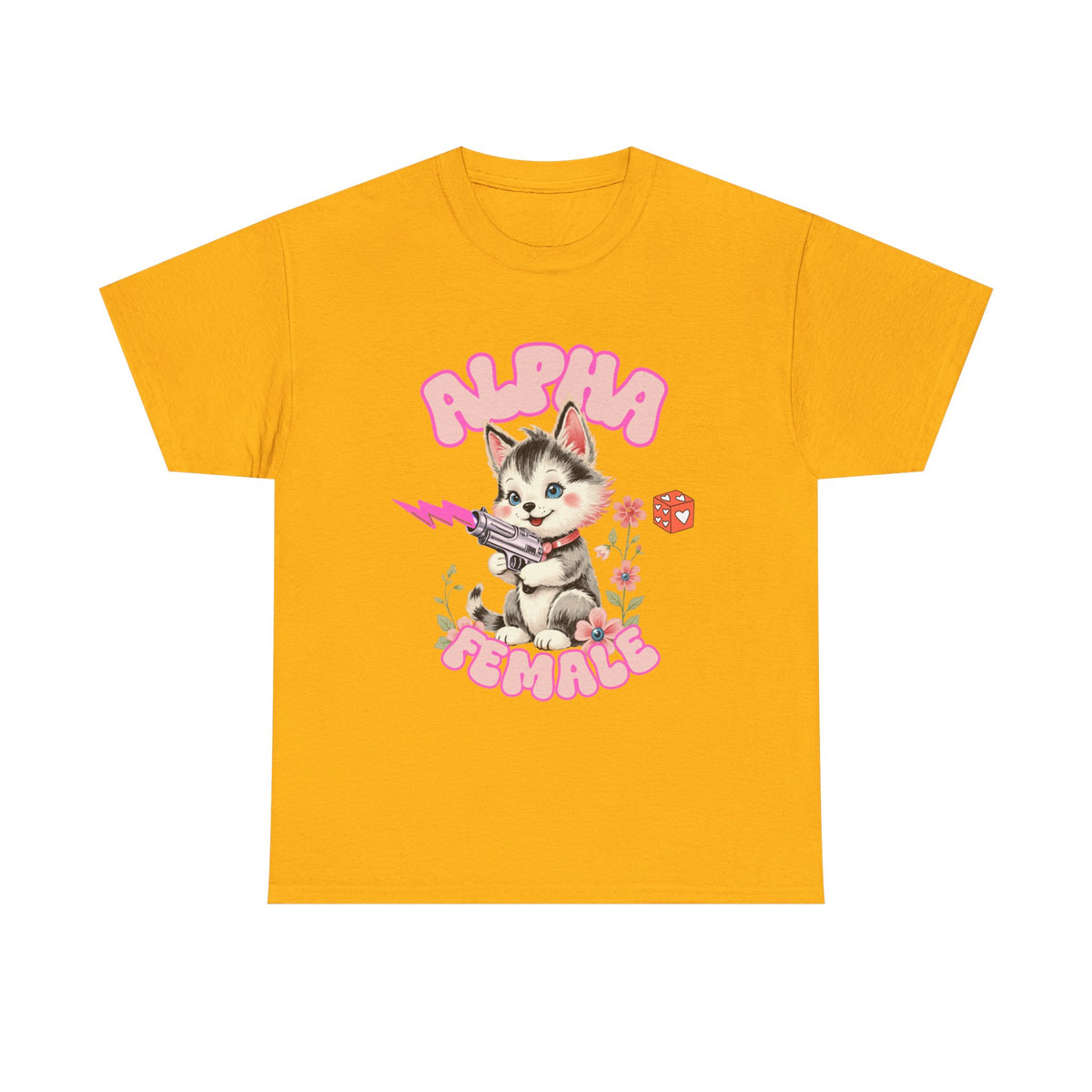 Alpha Female Cat with Ray Gun |  Unisex T-shirt
