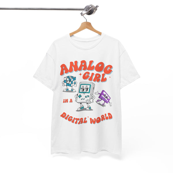 Analog Girl in a Digital World Retro  | Unisex T-shirt