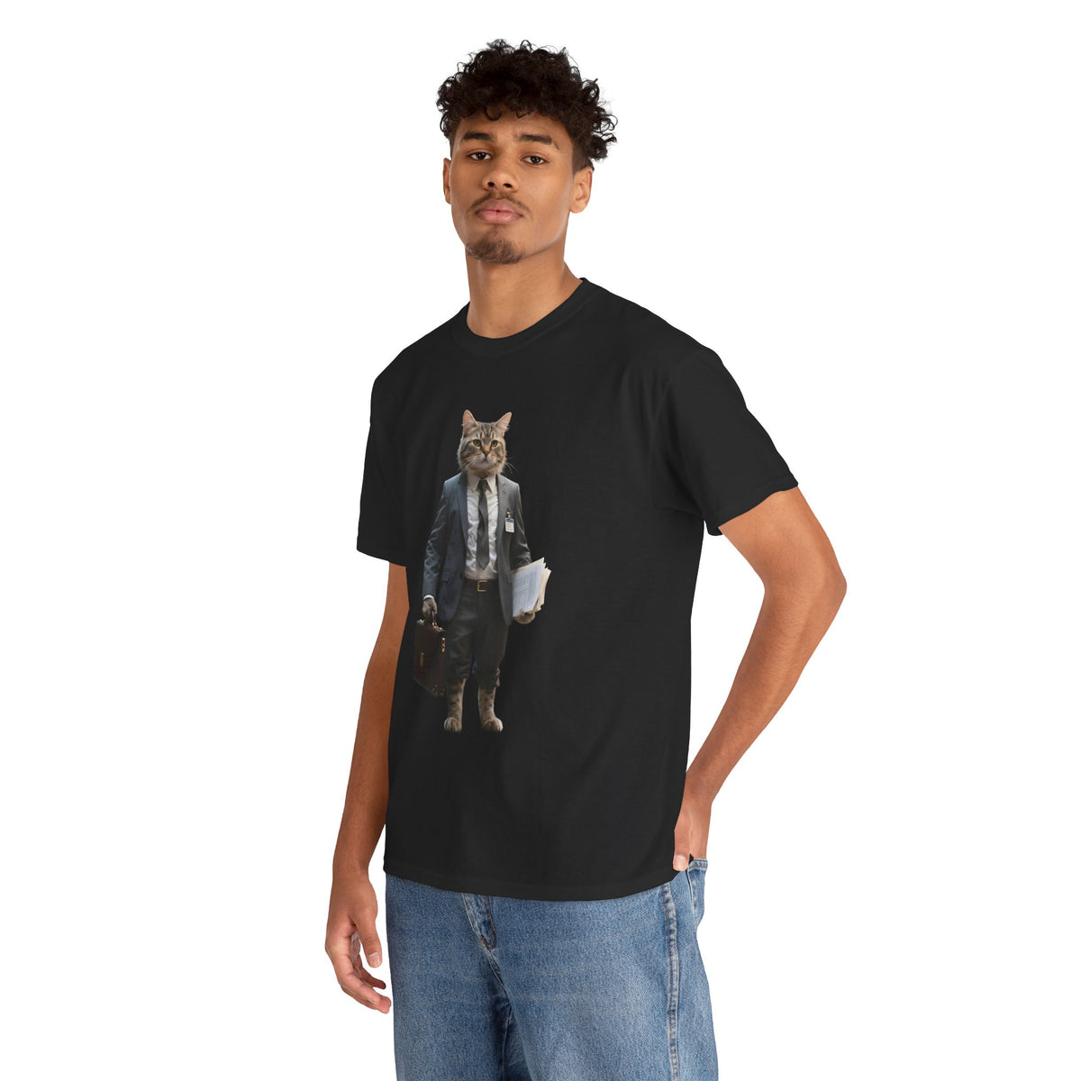Office Worker Cat - Pets With Day Jobs Unisex T-Shirt