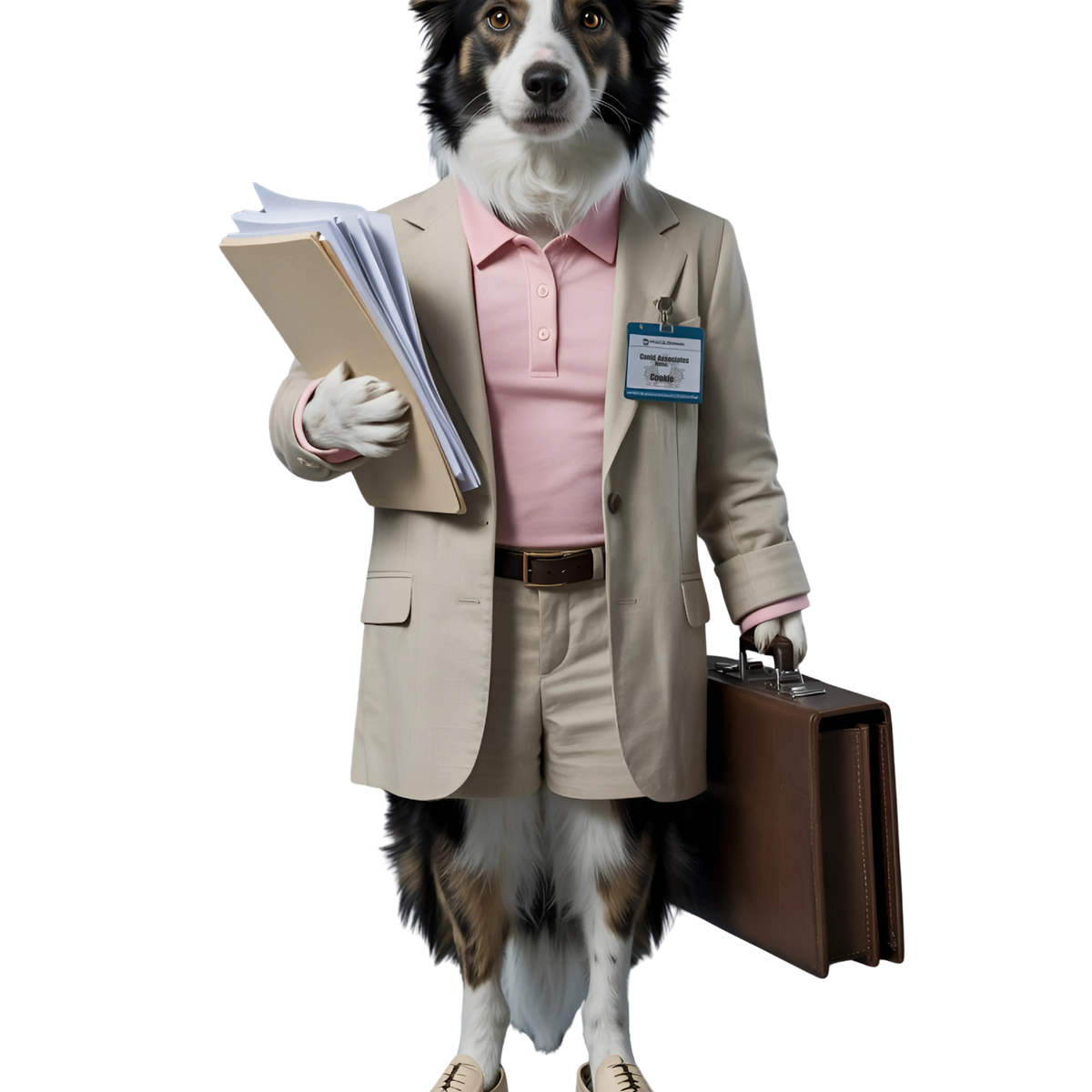 Office Worker Dog - Pets With Day Jobs Unisex T-Shirt