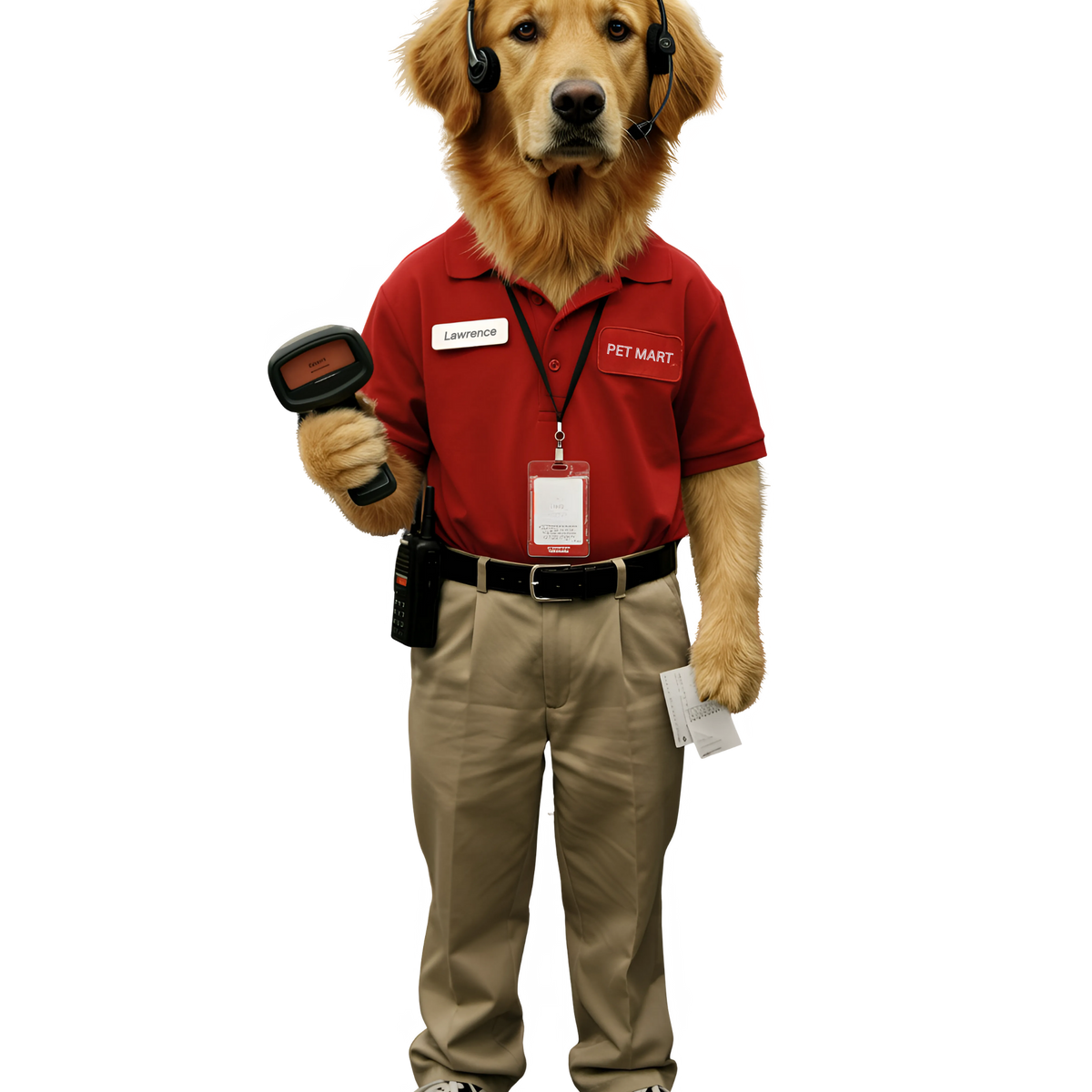 Retail Worker Dog - Pets With Day Jobs Unisex T-Shirt