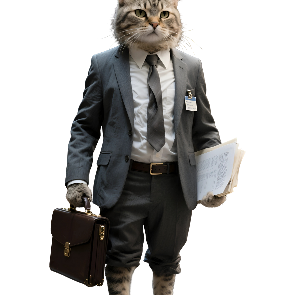 Office Worker Cat - Pets With Day Jobs Unisex T-Shirt