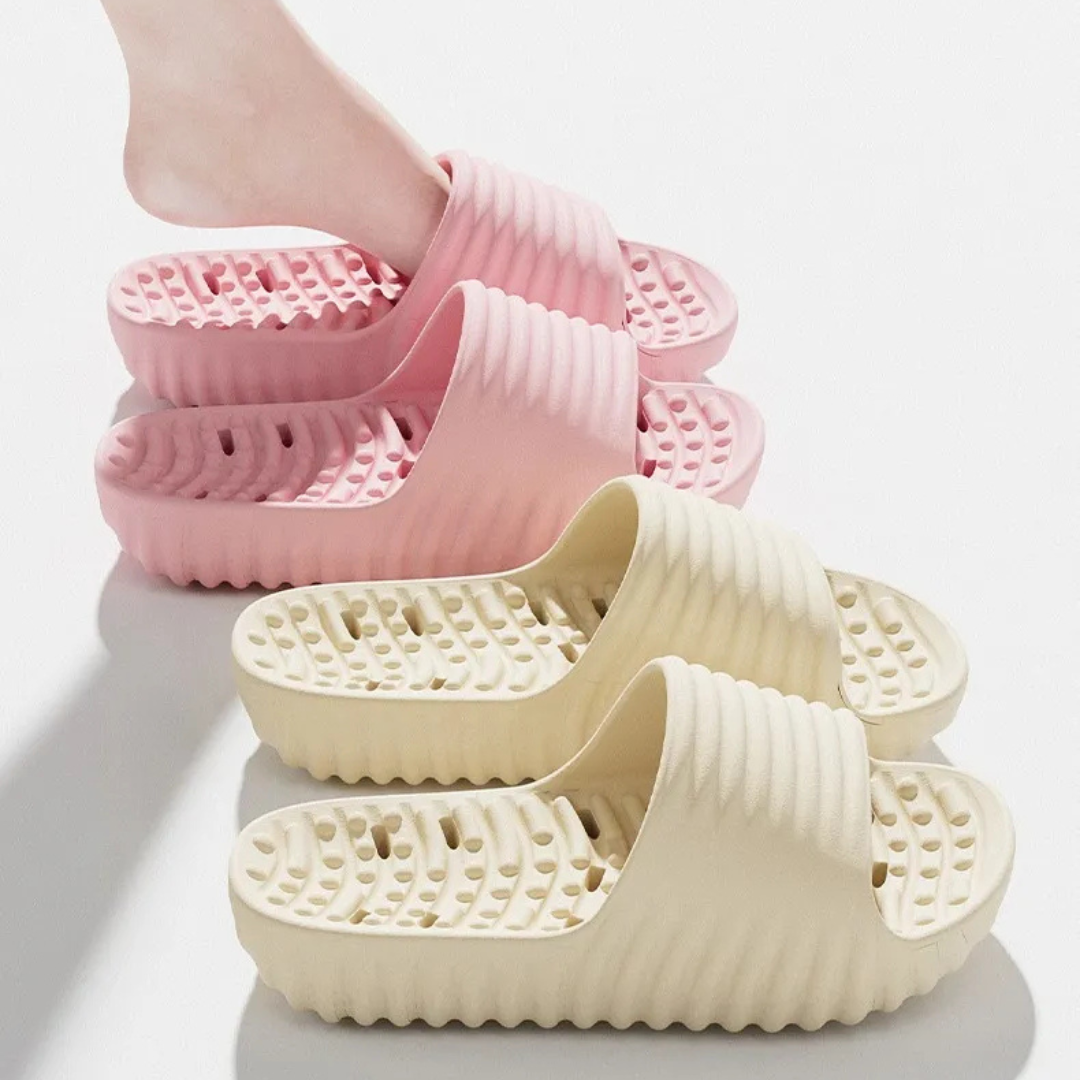 JELLY MELLO'S™ Extreme Comfort Massage Slides   |   A Foot Massage Every Step