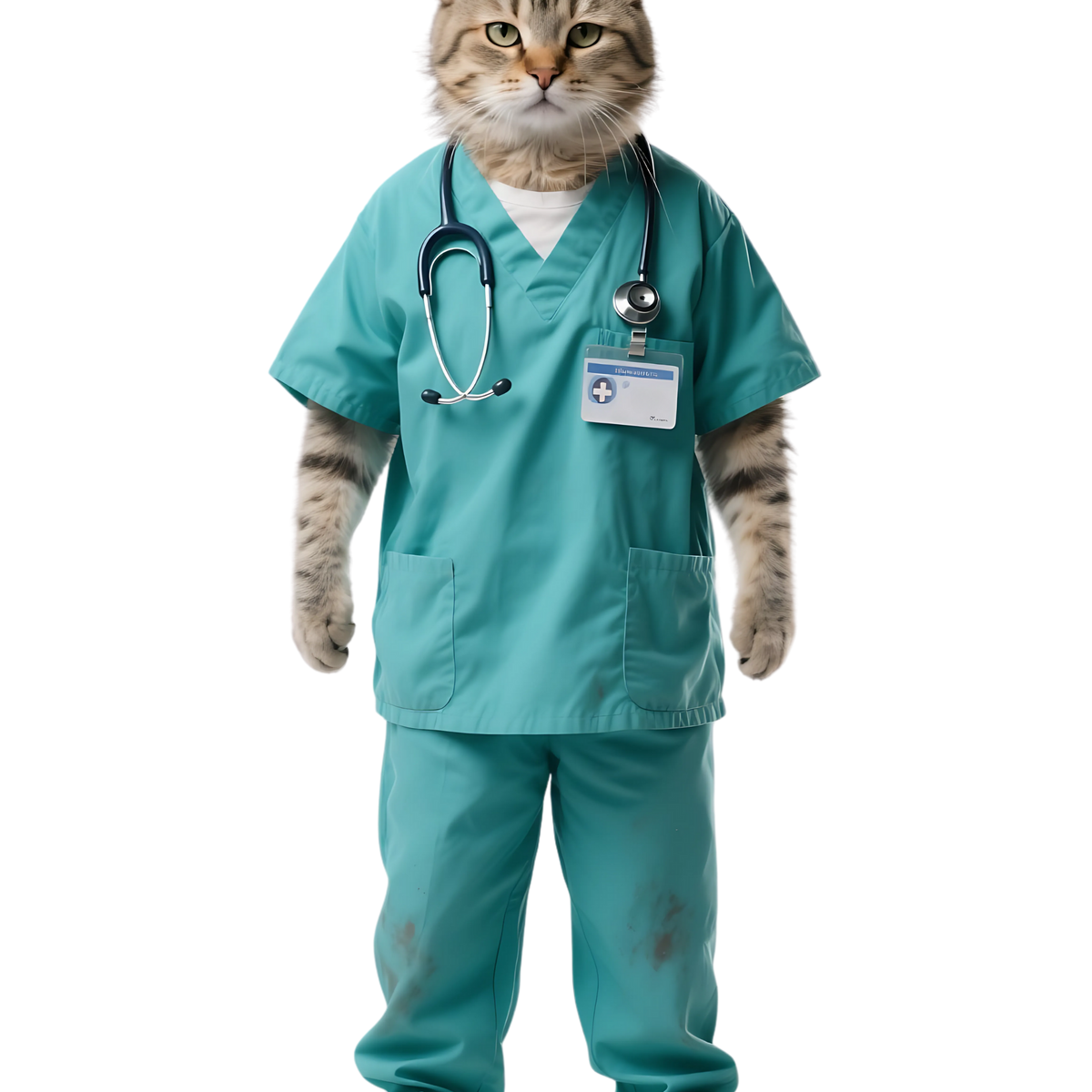Medical Worker Cat - Pets With Day Jobs Unisex T-Shirt
