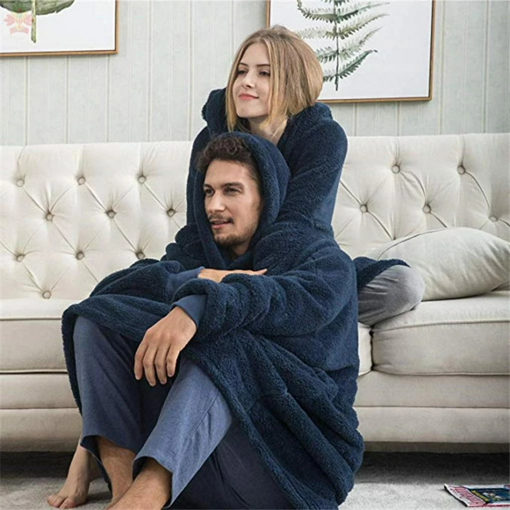 The Hoodie Blanket™ - Double-Sided Fleece
