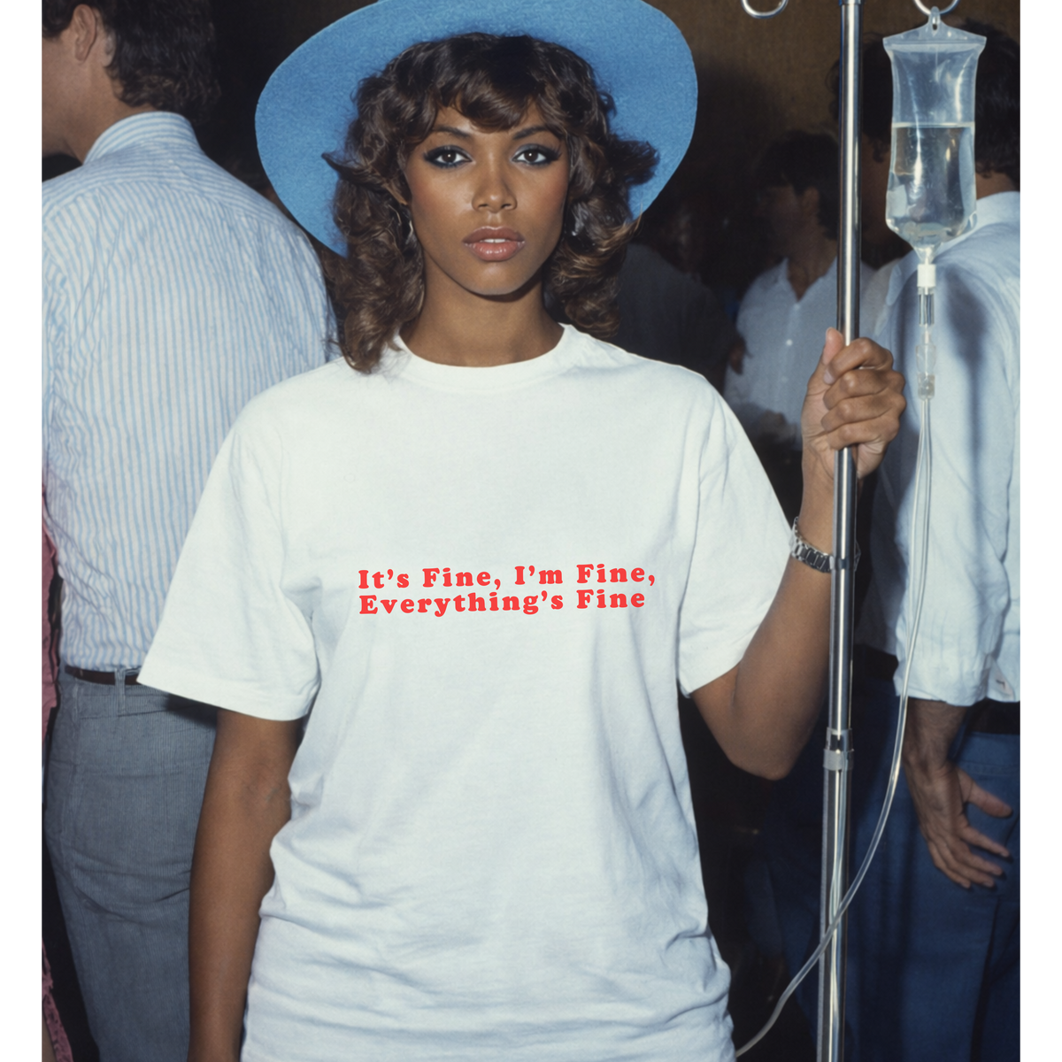 It's Fine I'm Fine – Statement T-Shirt by Electrik Land