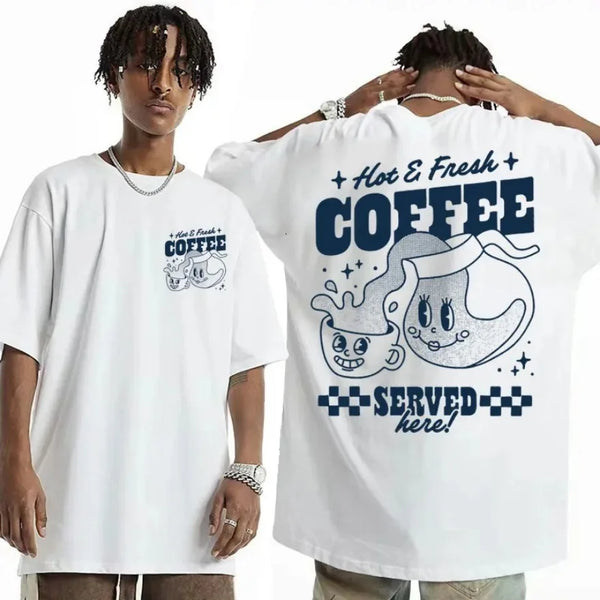 Hot & Fresh Coffee T-shirt