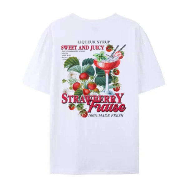 Strawberry Retro Cocktail T-Shirts