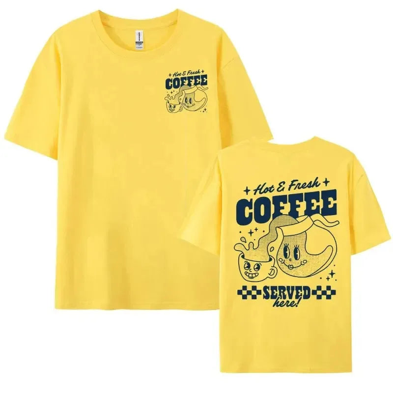 Hot & Fresh Coffee T-shirt