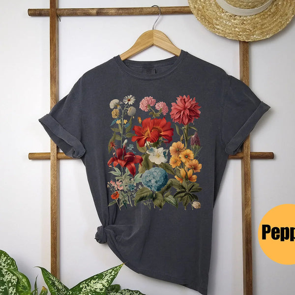 Vintage Wildflowers Cottagecore T-SHIRT
