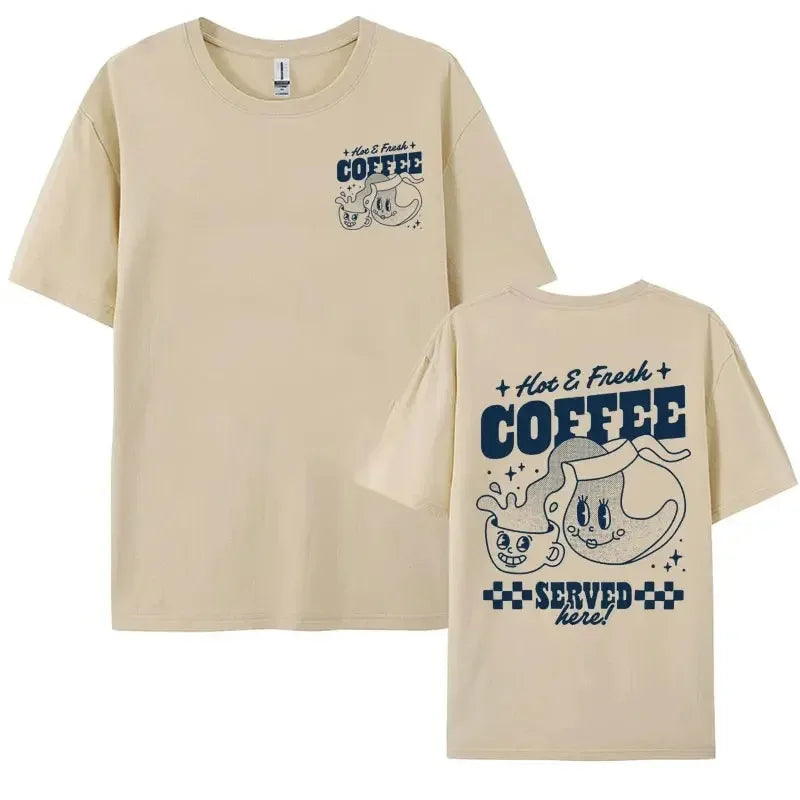 Hot & Fresh Coffee T-shirt