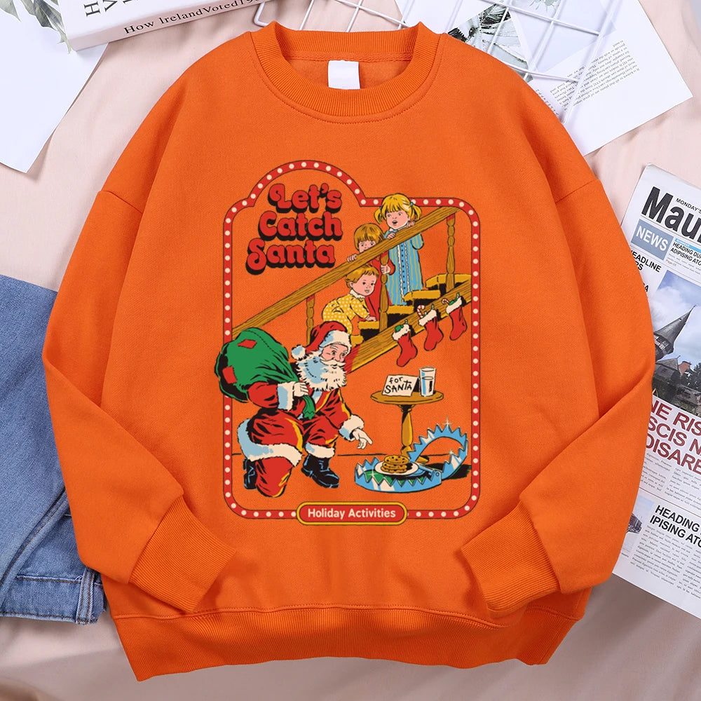 Let’s Catch Santa Holiday Activities Sweatshirt