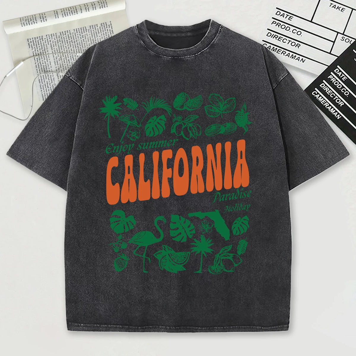 Califofnia Print  T Shirt