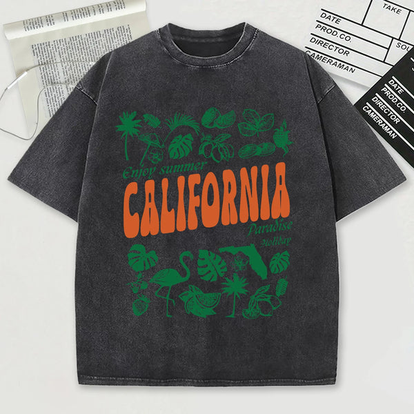 Califofnia Print  T Shirt