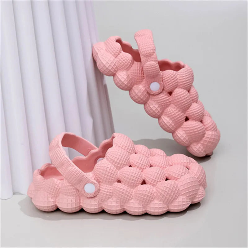 Cloud Bubble Slides – Multi-Node Cushion Foam Slippers