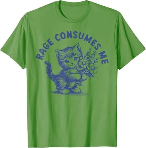 Rage Consumes Me Cat T-Shirt