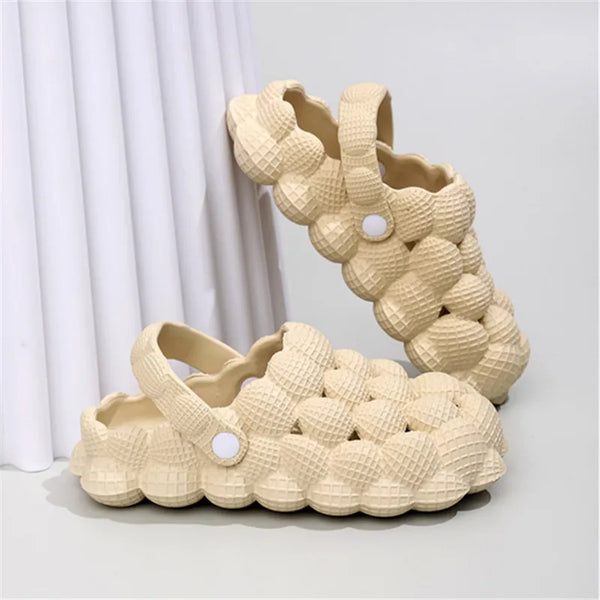 Cloud Bubble Slides – Multi-Node Cushion Foam Slippers