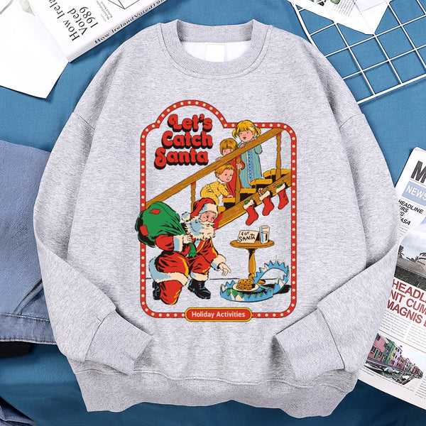 Let’s Catch Santa Holiday Activities Sweatshirt
