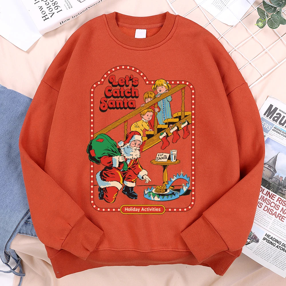 Let’s Catch Santa Holiday Activities Sweatshirt