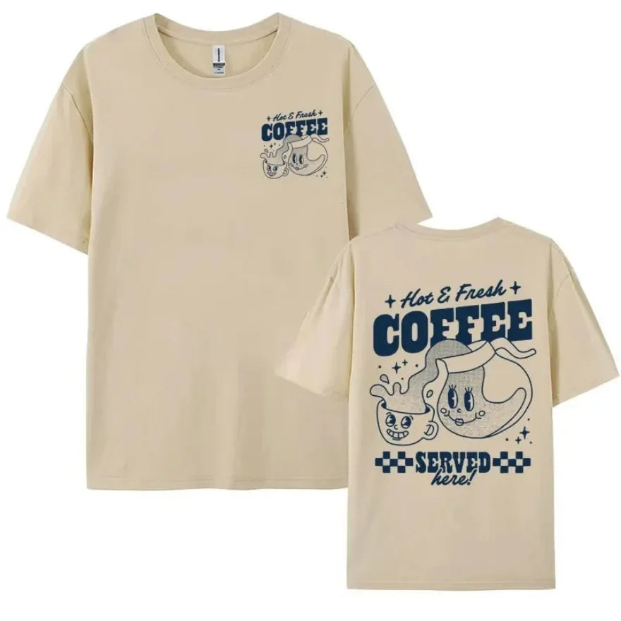 Hot & Fresh Coffee T-shirt