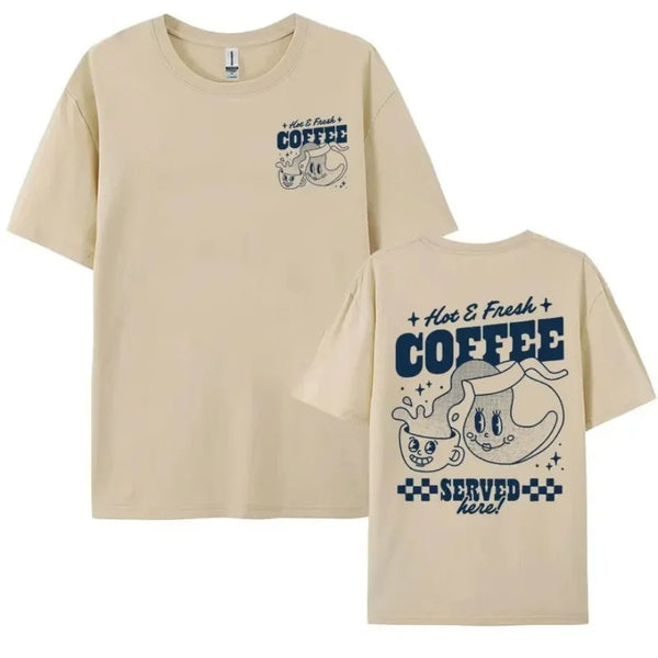 Hot & Fresh Coffee T-shirt