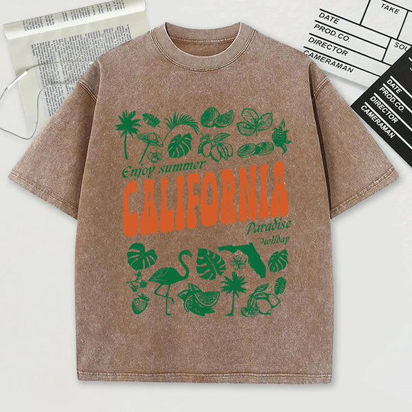 Califofnia Print  T Shirt