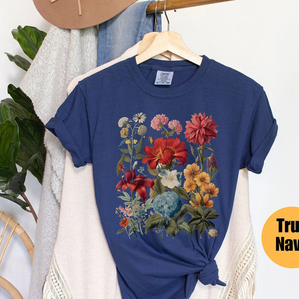 Vintage Wildflowers Cottagecore T-SHIRT