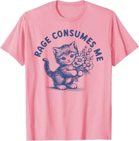 Rage Consumes Me Cat T-Shirt