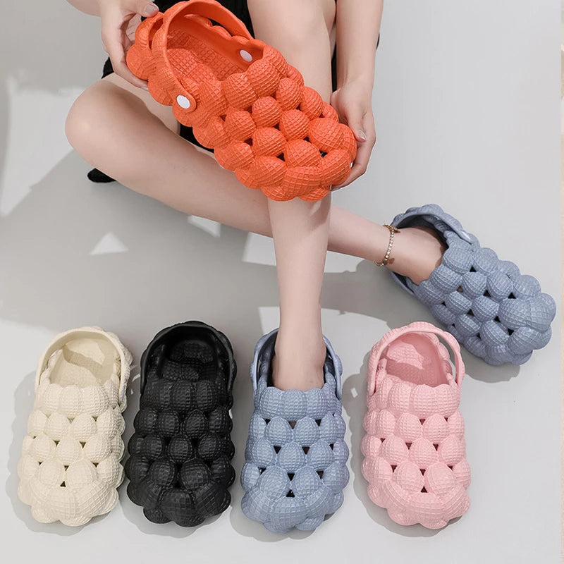 Cloud Bubble Slides – Multi-Node Cushion Foam Slippers