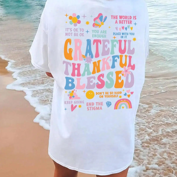 Grateful Thankful Blessed T-Shirt