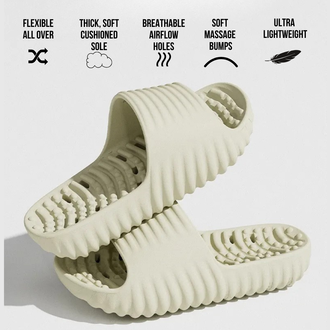 JELLY MELLO'S™ Extreme Comfort Massage Slides   |   A Foot Massage Every Step
