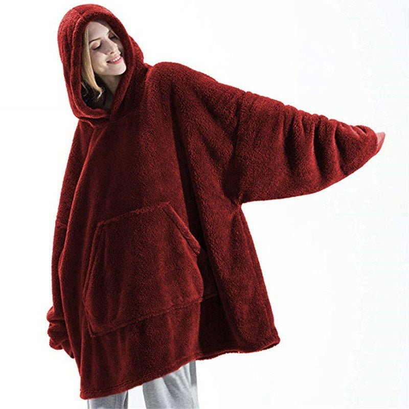 The Hoodie Blanket™ - Double-Sided Fleece