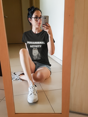 "Perfect gift idea  — My sister loved the cat shirt as she has two crazy cats. Next my older sister. Will need a Tabby cat Shirt for her!"